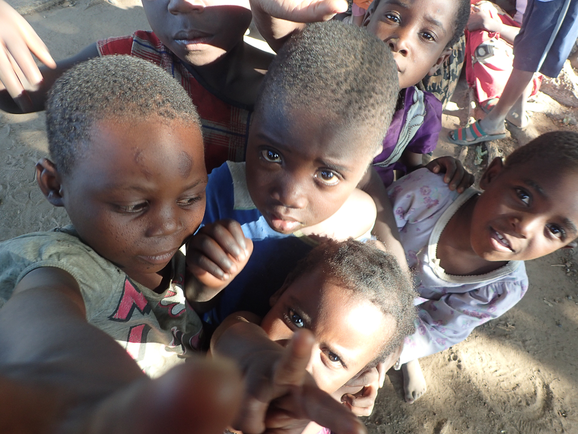 Children from the Chonde village in Malawi
